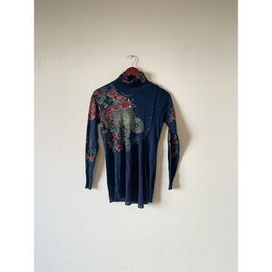 Desigual Women's Chantale Woman Knitted Thin‎ sweater wool blend large